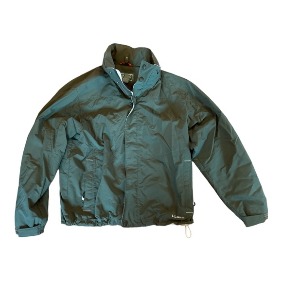 L.L. Bean Other - L.L. Bean The Weather Channel Men’s Green Hooded Jacket size Large